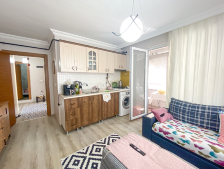 Fully Furnished Apartment For Rent 2 1 Flat With Elevator In Central Location Of Kumbağ