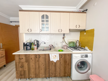 Fully Furnished Apartment For Rent 2 1 Flat With Elevator In Central Location Of Kumbağ