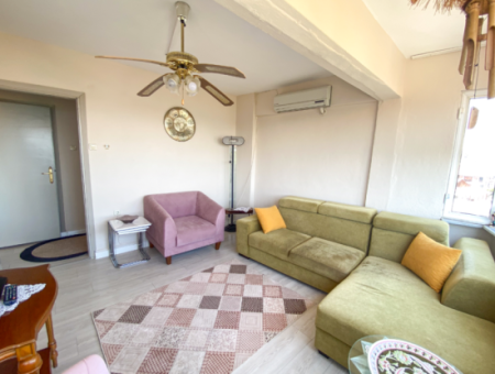 2 1 Flat For Rent Furnished With Sea View In Central Location Of Kumbağ