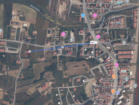 Land For Sale With 308 M2 Residential Zoning In A Rapidly Developing Region In Kumbağ