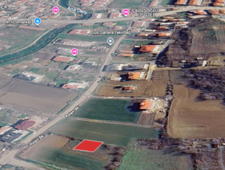 Land For Sale With 308 M2 Residential Zoning In A Rapidly Developing Region In Kumbağ