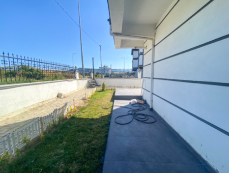 Furnished Luxury 1 1 Garden Floor Flat For Rent In Kumbağ Pool Site