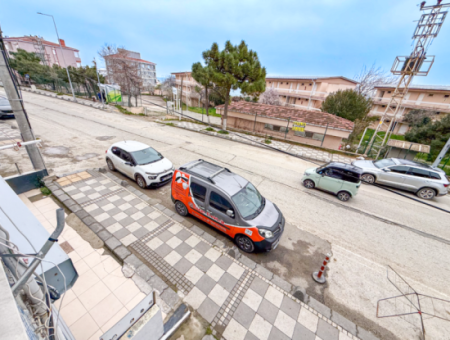 1 1 Flat For Sale With Garden Close To The Sea On Kumbağ Main Street