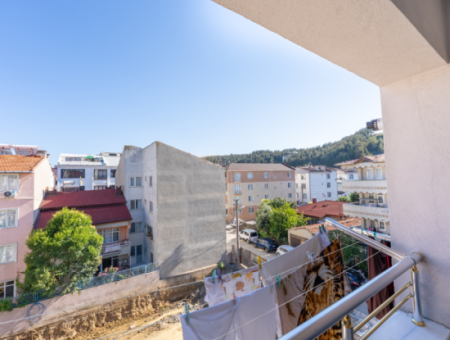 2 1 Flats For Sale In Kumbağ Market Street, Close To The Street And The Sea
