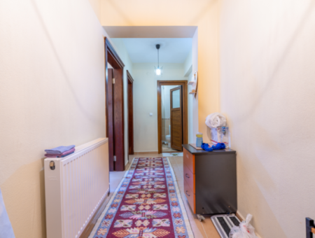 2 1 Flats For Sale In Kumbağ Market Street, Close To The Street And The Sea