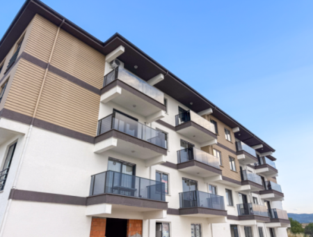 2 1 Flat For Sale With Sea And Nature View In A Site With Kumbağ Pool