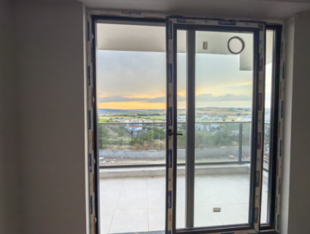 2 1 Flat For Sale With Sea And Nature View In A Site With Kumbağ Pool