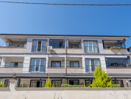 1 1 Flat For Sale In A New Building With Settlement In Kumbağ, Close To The Street