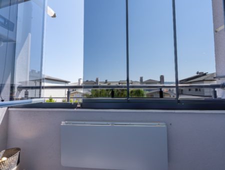 1 1 Flat For Sale In A New Building With Settlement In Kumbağ, Close To The Street
