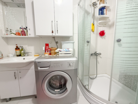 Furnished 2 1 Flats For Sale In A Site With A Pool By The Sea In Kumbağ