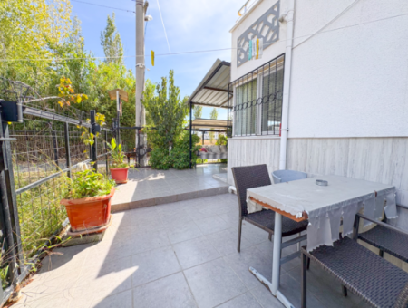 1 1 Furnished Flat For Rent With Garden Close To Kumbağ Street And Sea