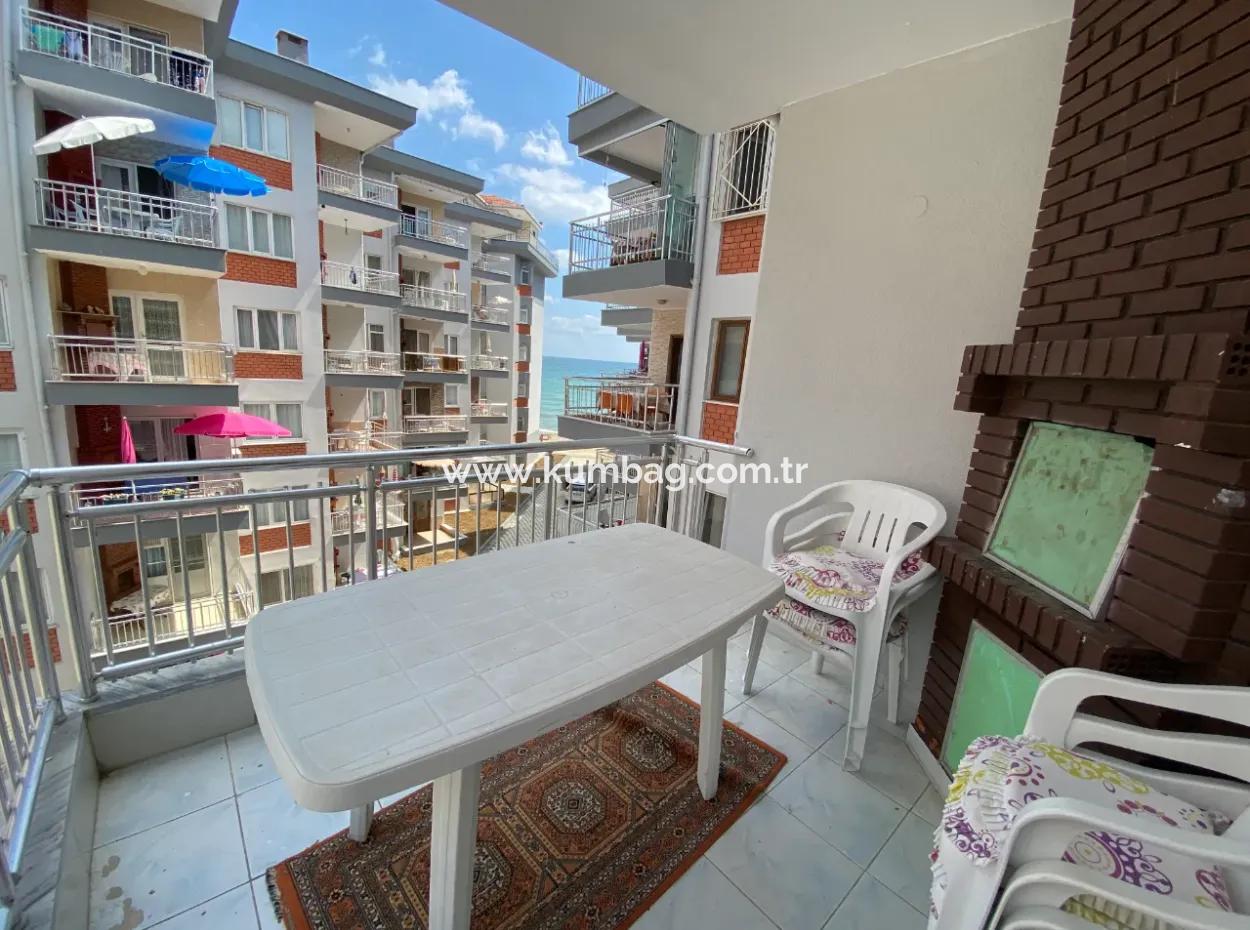 Kumbağ Denize Sıfır Site İçerisinde Sezonluk Kiralık 2+1 Yazlık