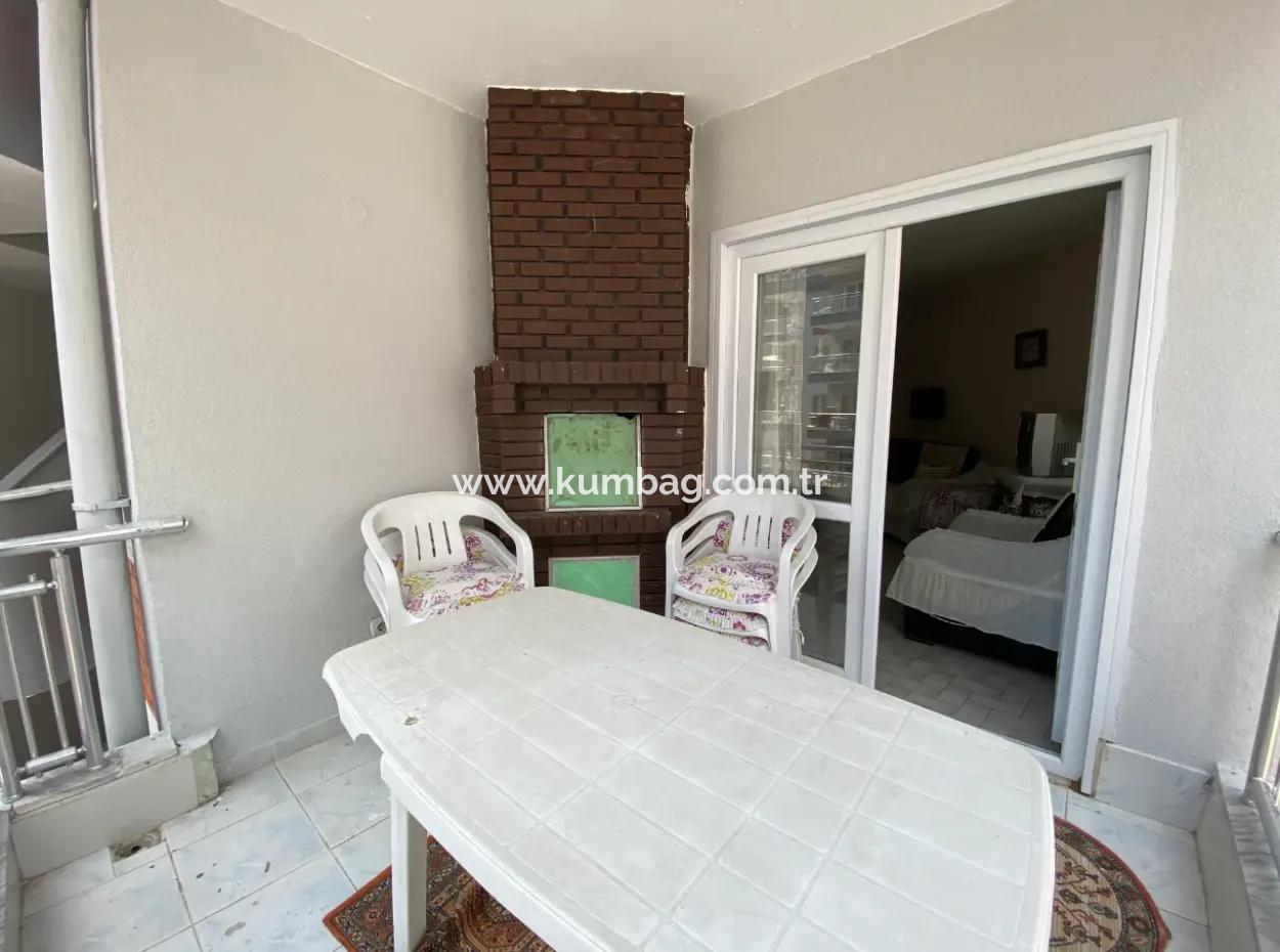 Kumbağ Denize Sıfır Site İçerisinde Sezonluk Kiralık 2+1 Yazlık