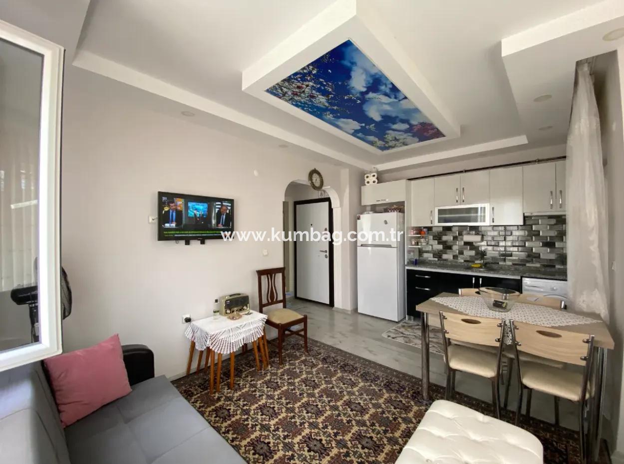 Kumbağ Gündal Plajı Mevkii Satılık Eşyalı 1+1 Daire