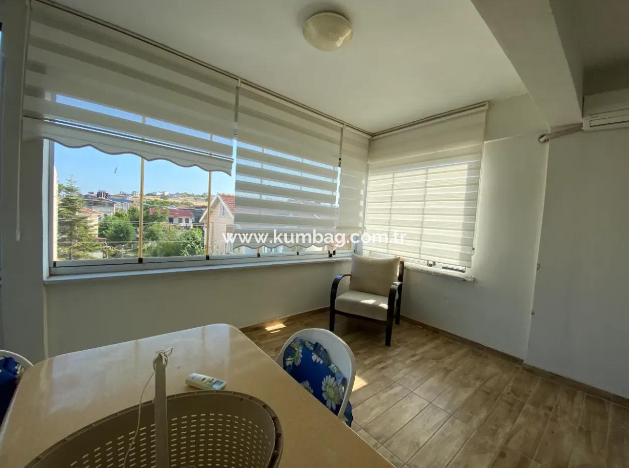 Kumbağ Yolun Deniz Tarafında Eşyalı Kiralık 2+1 Daire