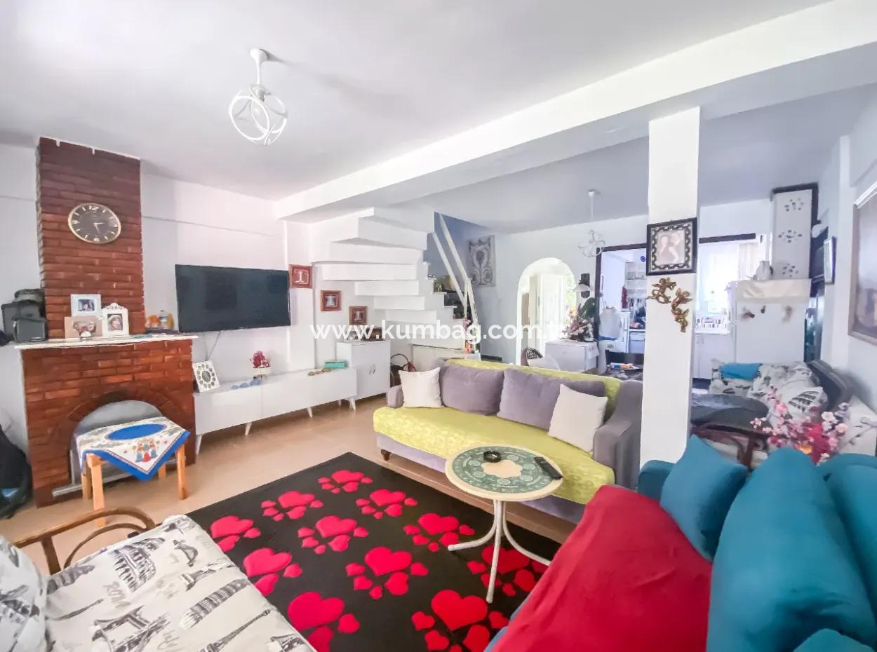Kumbağ Merkezde Denize Ve Ana Caddeye Sıfır Site İçerisinde Kiralık 3+1 Villa