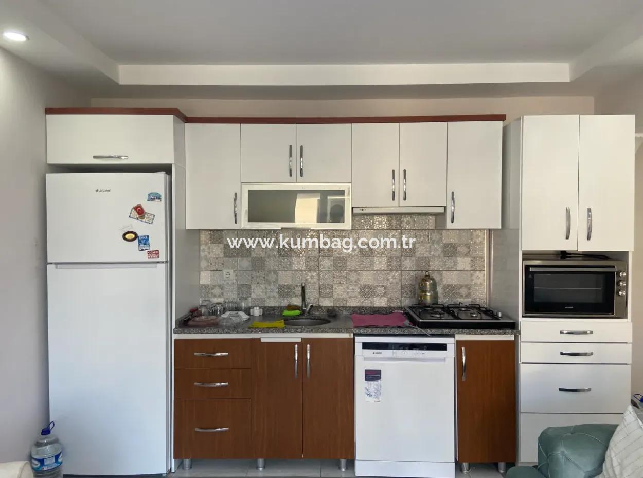 Kumbağ Gündal Plajı Mevkiinde Eşyalı Kiralık 2+1 Daire