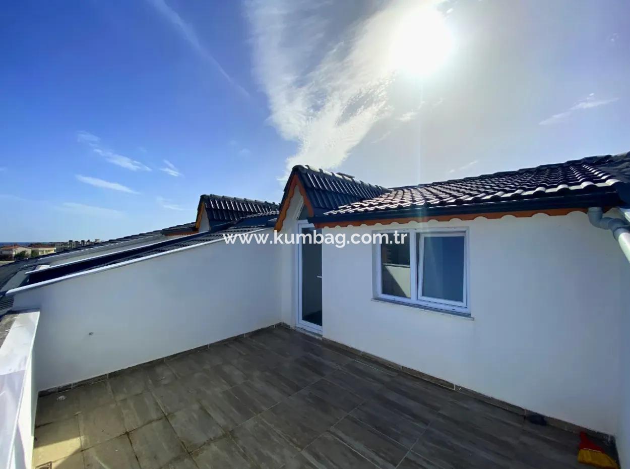 Kumbağ Havuzlu Site İçerisinde Kiralık Sıfır 2+1 Dubleks Daire