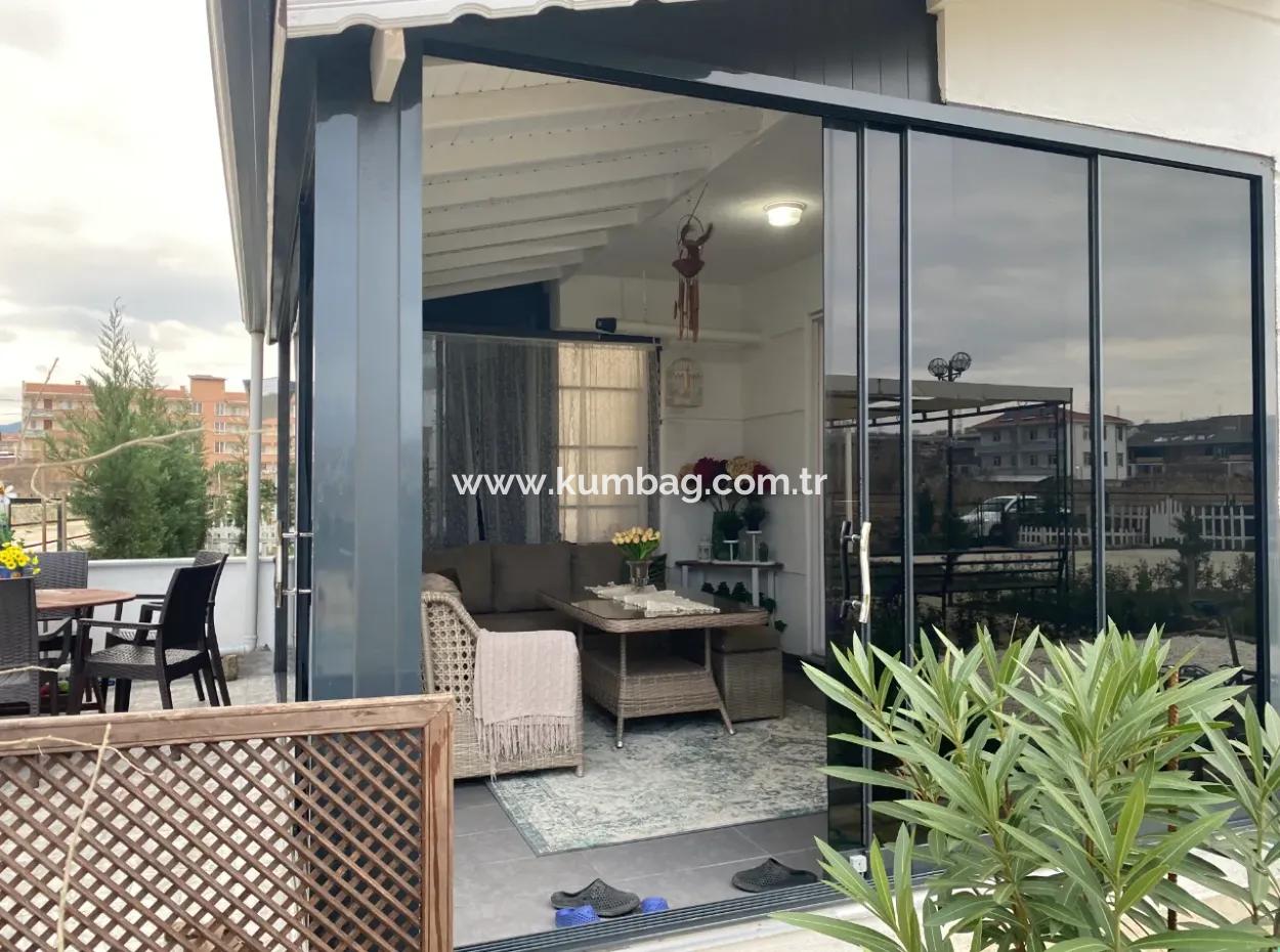 Kumbağ Havuzlu Aquaparklı Sitede Bahçe Katı Sezonluk Kiralık 1+1 Daire