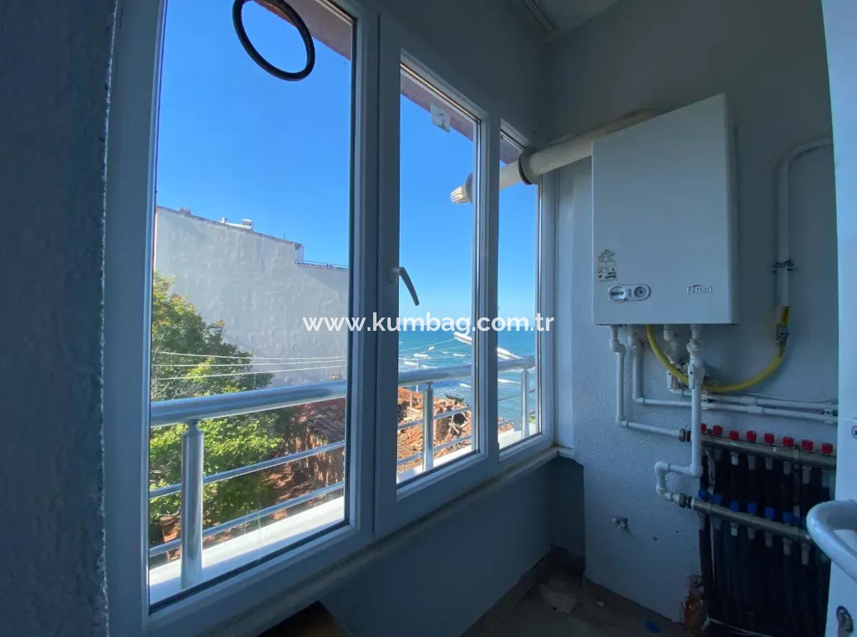 Kumbağ Mah. Denize Sıfır Ayrı Mutfaklı Kiralık 1+1 Daire