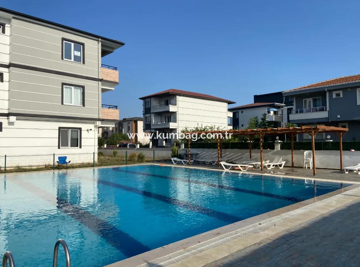 Kumbağ Havuzlu Ve Aquaparklı Sitede Yaz-Kış Kiralık 2+1 Daire