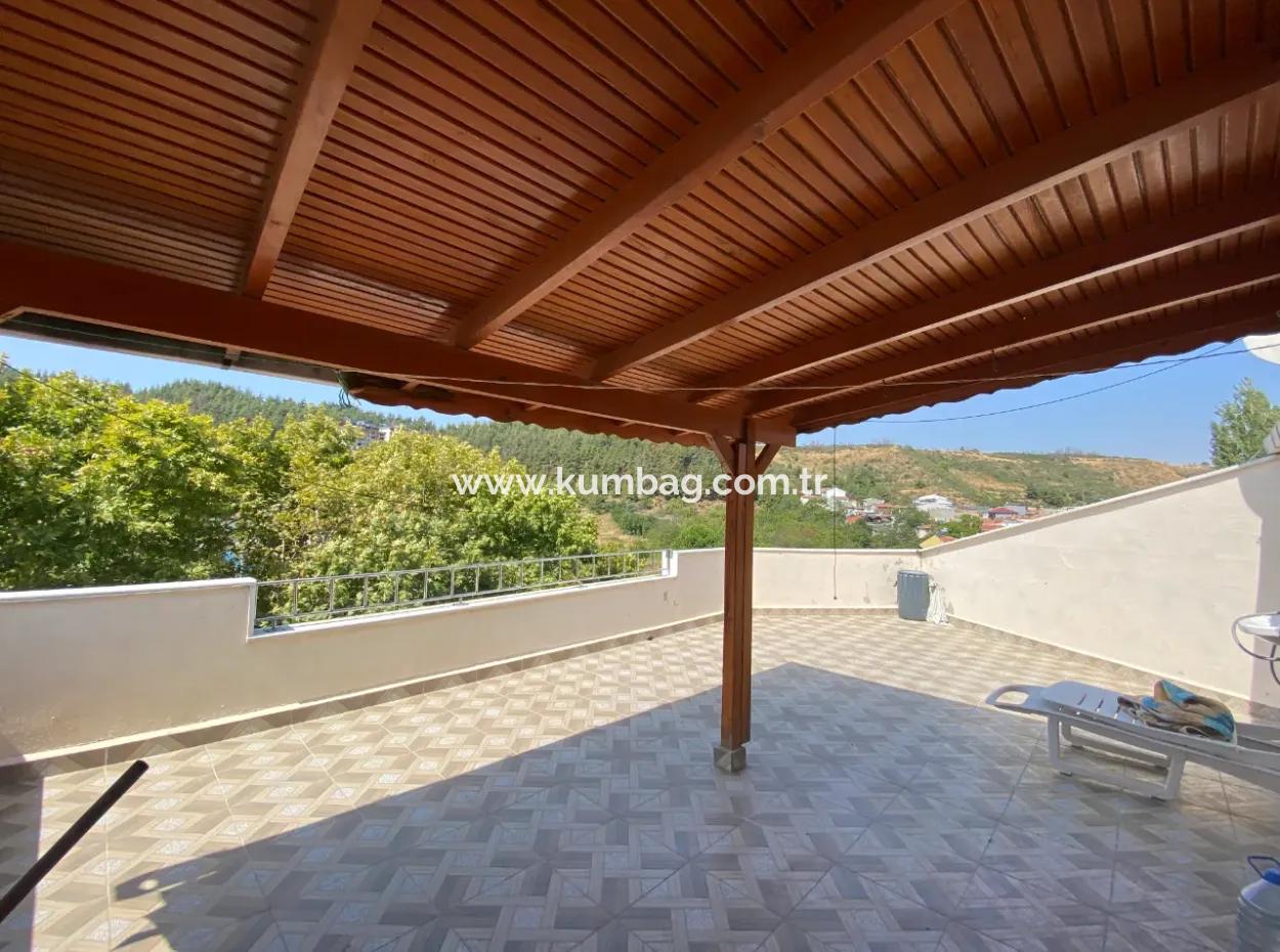 Kumbağ Ana Cadde Üzerinde Doğa Manzaralı 3+1 Dubleks Daire