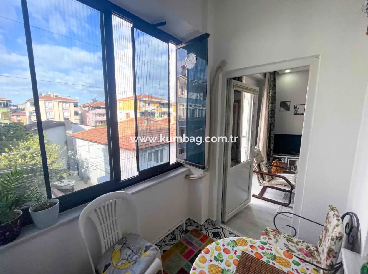 Kumbağ Pazar Sokağı Yeni İskanlı Full Eşyalı Satılık 2+1 Daire