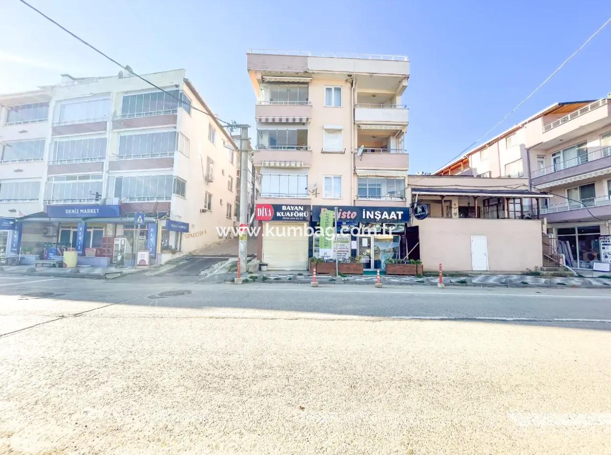 Kumbağ'da Cadde Üstü Eşyalı Merkezde İskanlı Satılık 1+1 Daire