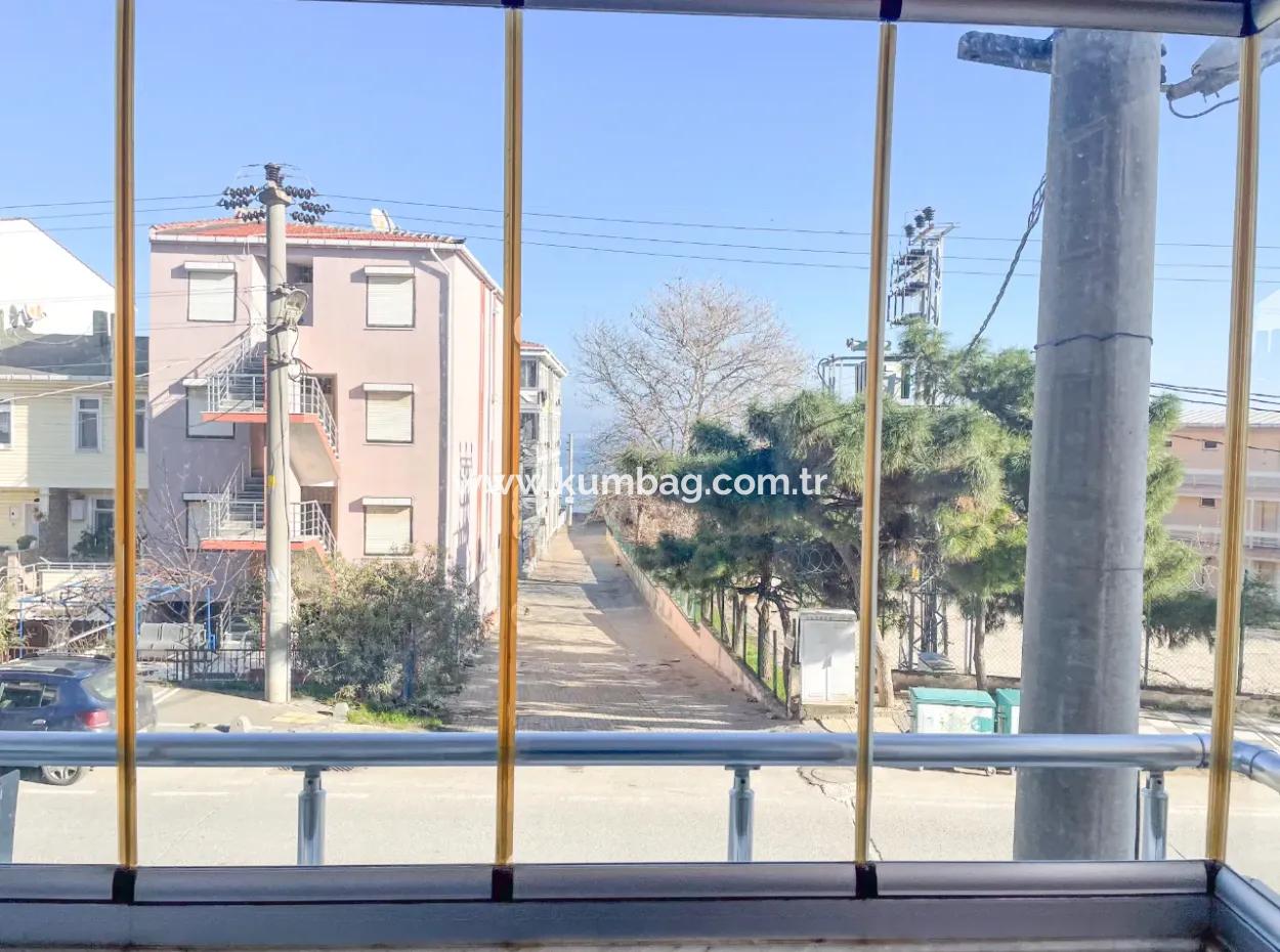 Kumbağ'da Cadde Üstü Eşyalı Merkezde İskanlı Satılık 1+1 Daire