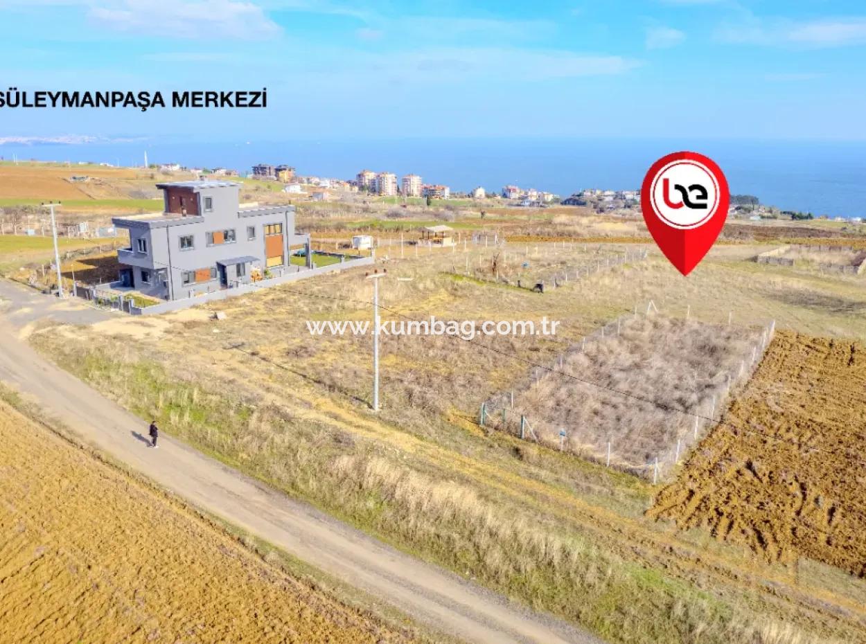Tekirdağ 396 M2 İnşaata Hazır Tek Tapu Satılık İmarlı Arsa