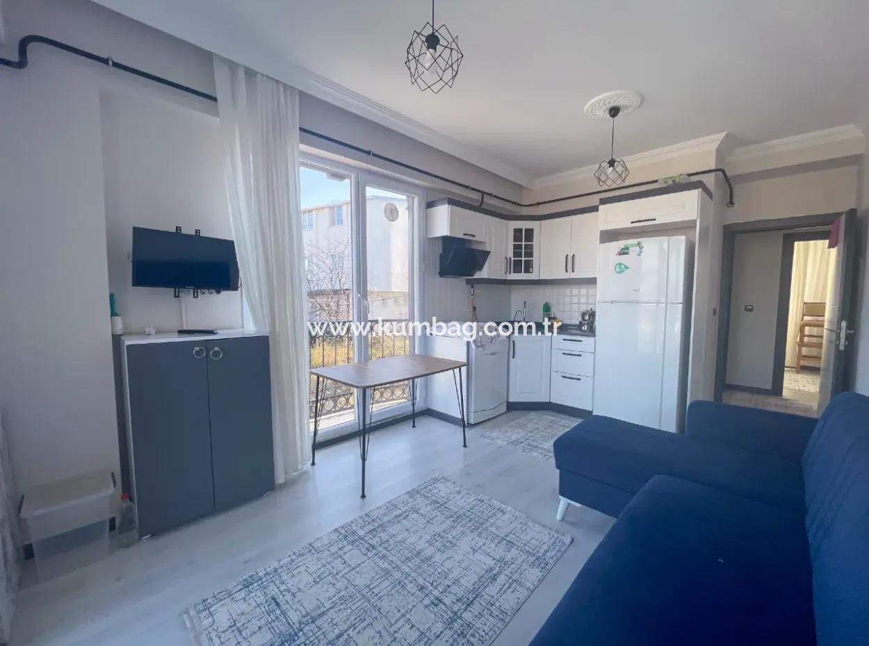 Komple Deniz Manzaralı Kumbağ Tepede İskanlı Satılık 2+1 Daire