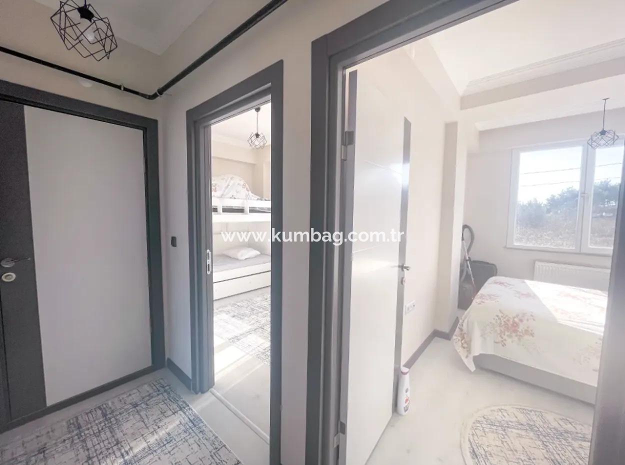 Komple Deniz Manzaralı Kumbağ Tepede İskanlı Satılık 2+1 Daire