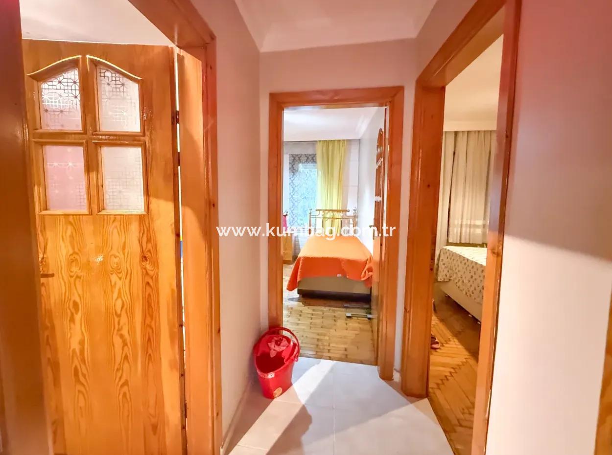 Kumbağ Denize Sıfır Gözde Sitesinde Satılık Çok Geniş 2+1 Daire