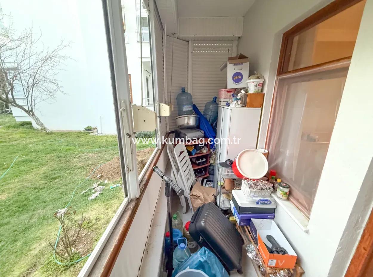 Kumbağ Denize Sıfır Gözde Sitesinde Satılık Çok Geniş 2+1 Daire