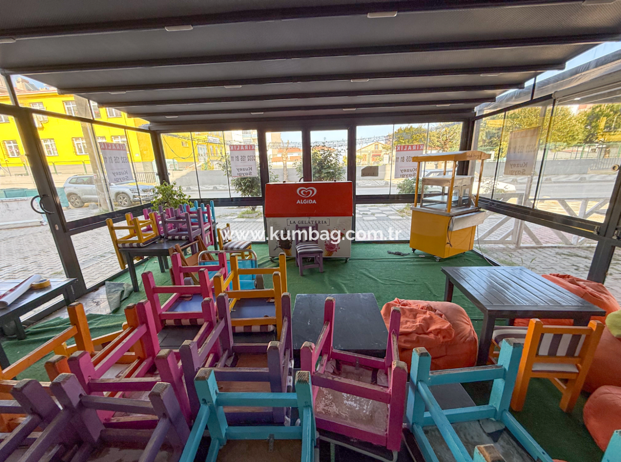 Kumbağ Cadde Üstünde Kiralık Taksim Islak Burger Dükkanı