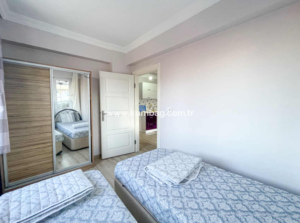 Kumbağ'da Merkezi Konumda Asansörlü Eşyalı 2+1 Kiralık Daire