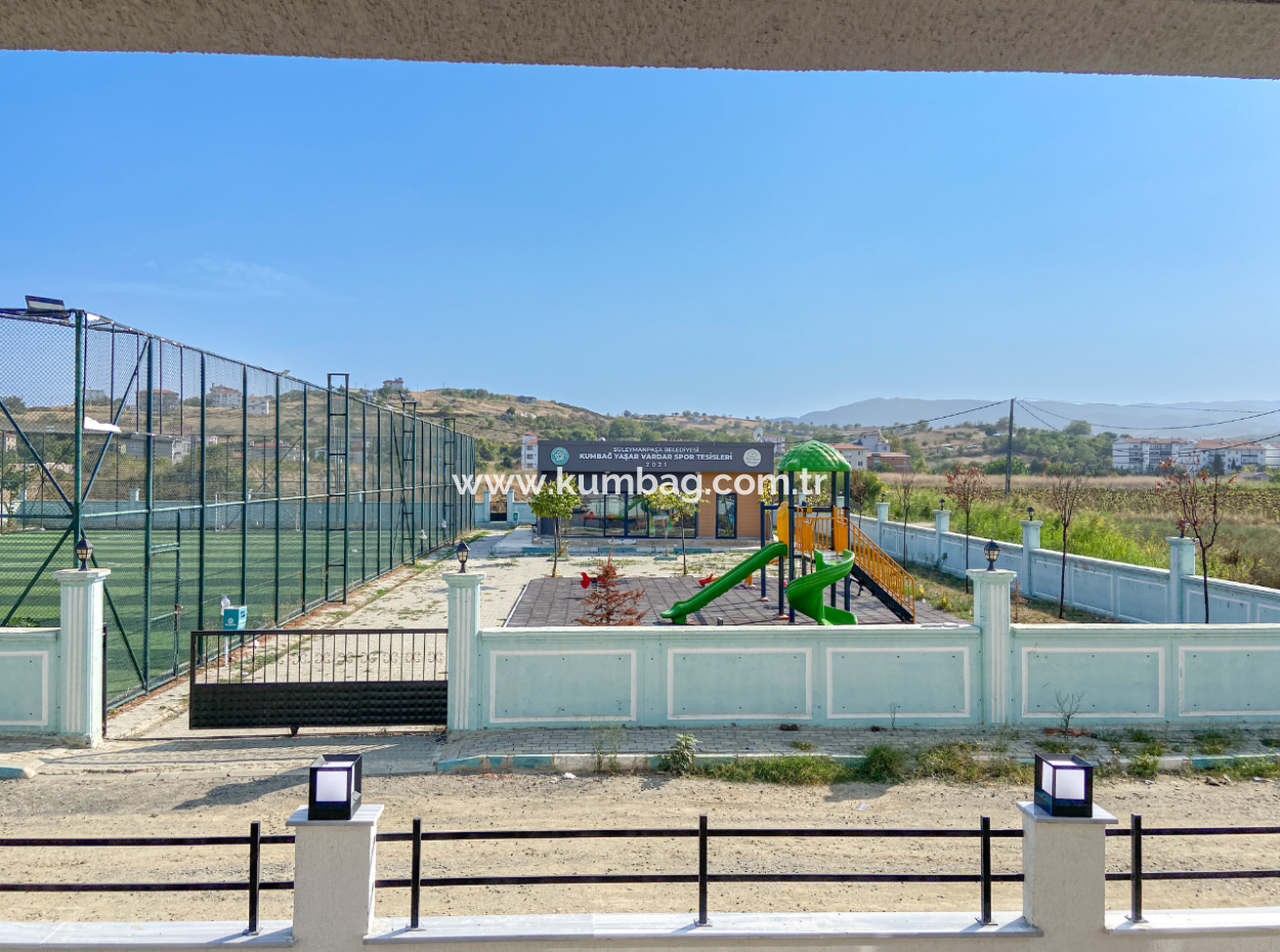 Kumbağ'da Park Karşısında Satılık Sıfır Lüks 2+1 Daire