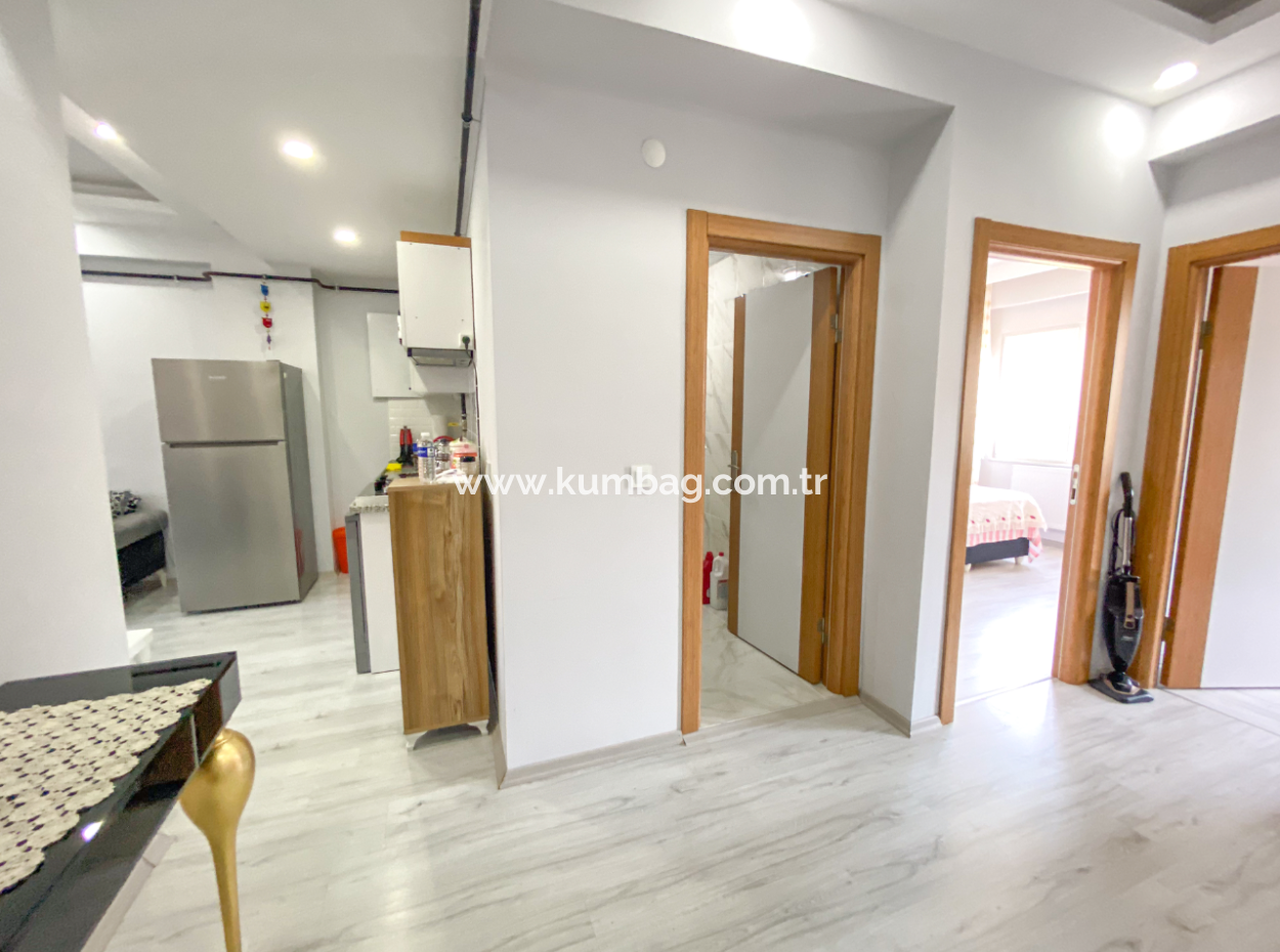 Kumbağ Pazar Sokağına Yakın Geniş Eşyalı 2+1 Kiralık Daire