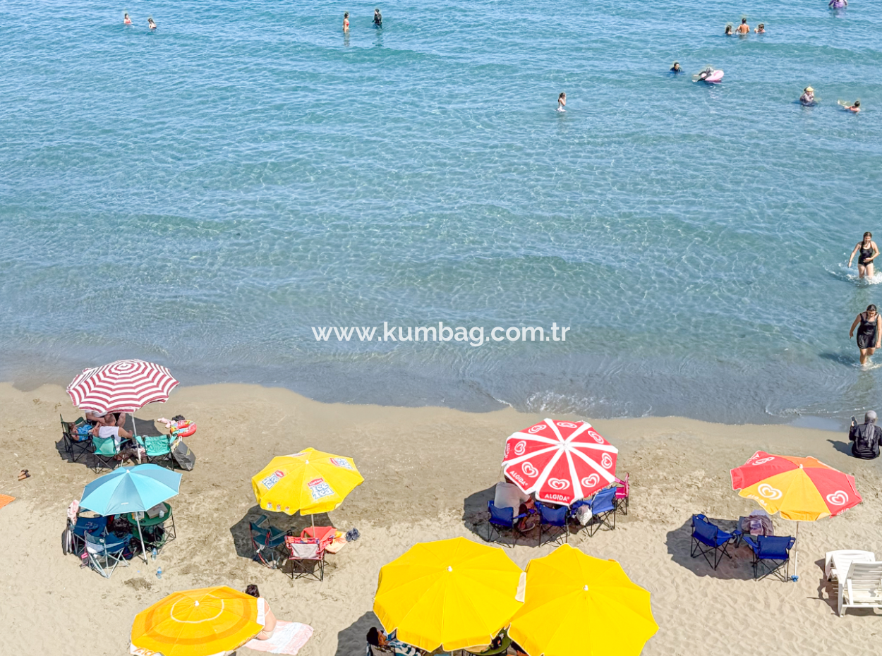 Kumbağ Sahil Kordonunda Panoramik Deniz Manzaralı 1+1 Kiralık