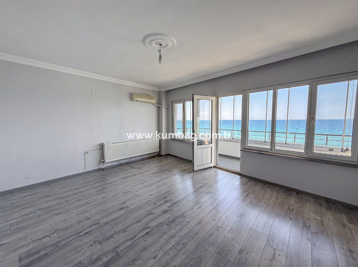 Kumbağ Sahil Kordonunda Panoramik Deniz Manzaralı 1+1 Kiralık