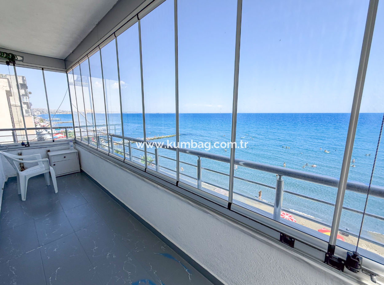 Kumbağ Sahil Kordonunda Panoramik Deniz Manzaralı 1+1 Kiralık