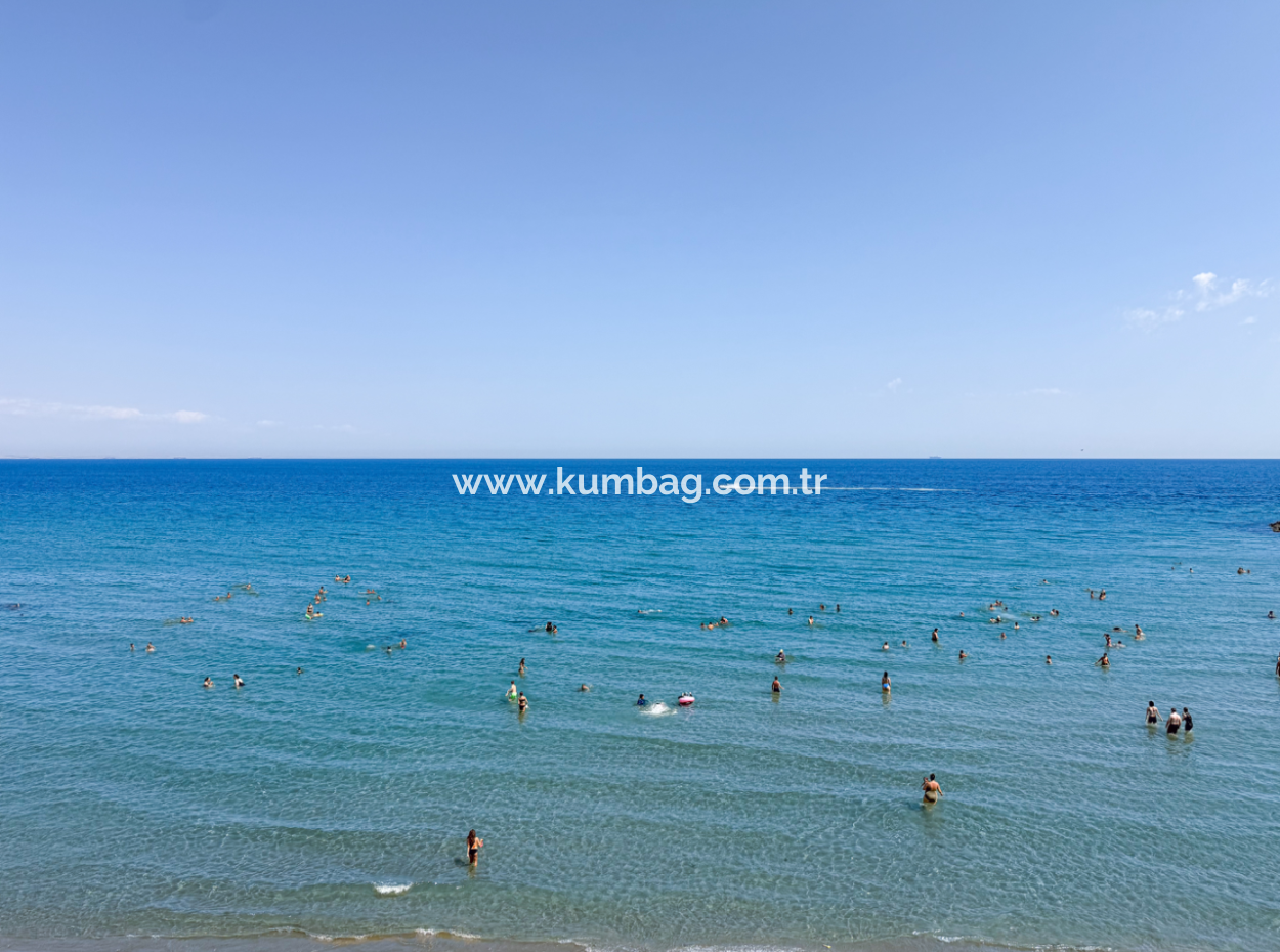 Kumbağ Sahil Kordonunda Panoramik Deniz Manzaralı 1+1 Kiralık