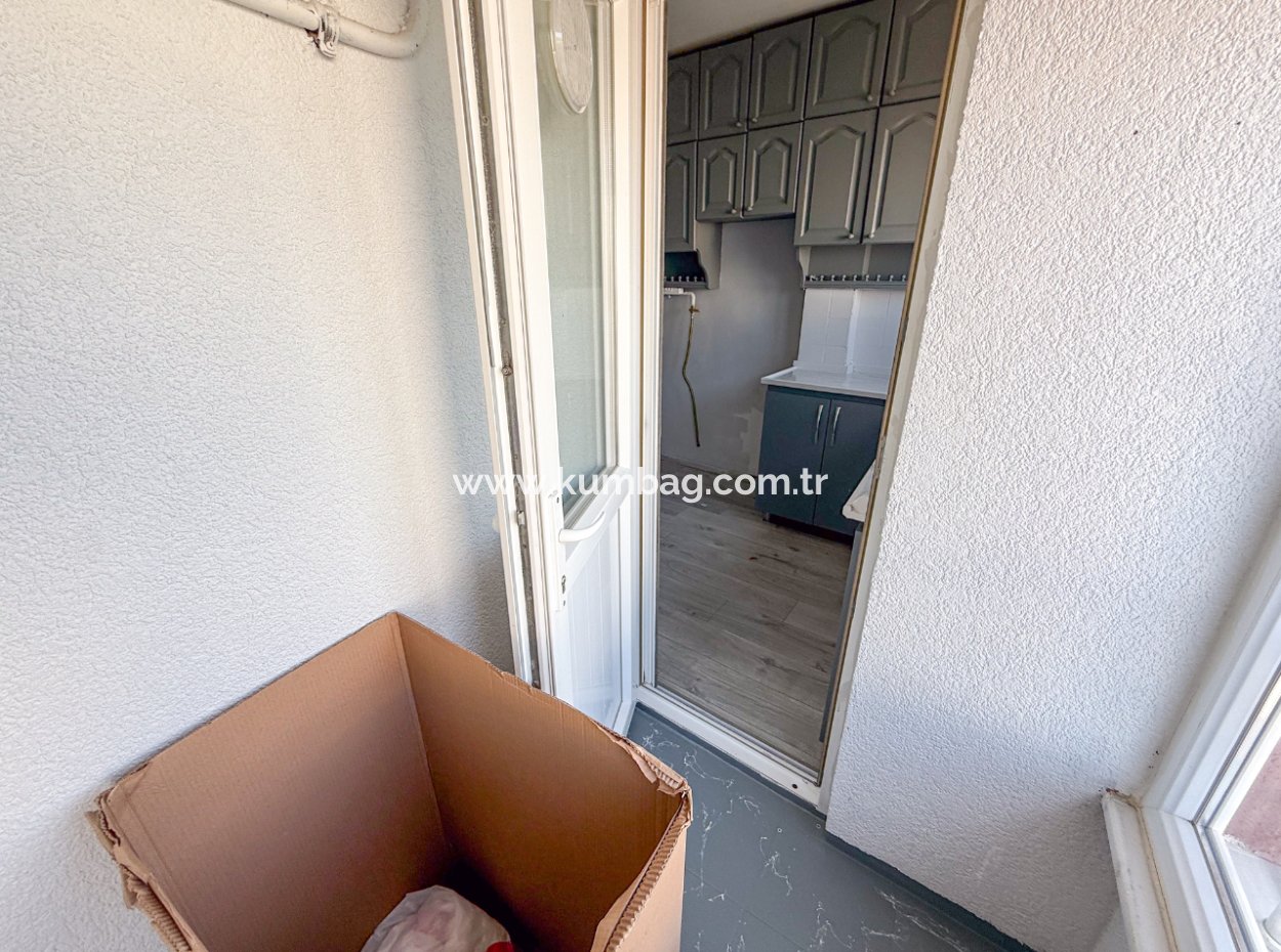 Kumbağ Sahil Kordonunda Panoramik Deniz Manzaralı 1+1 Kiralık