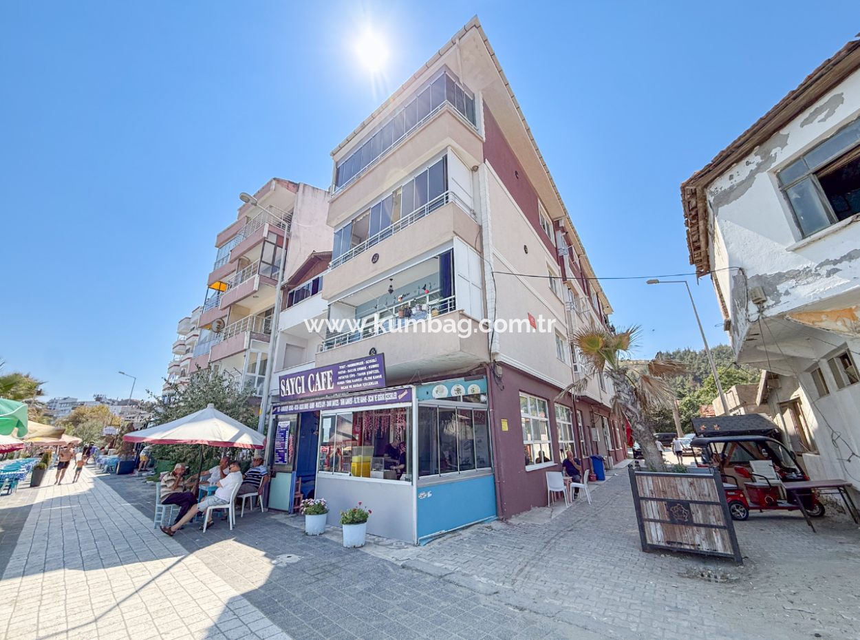 Kumbağ Sahil Kordonunda Panoramik Deniz Manzaralı 1+1 Kiralık