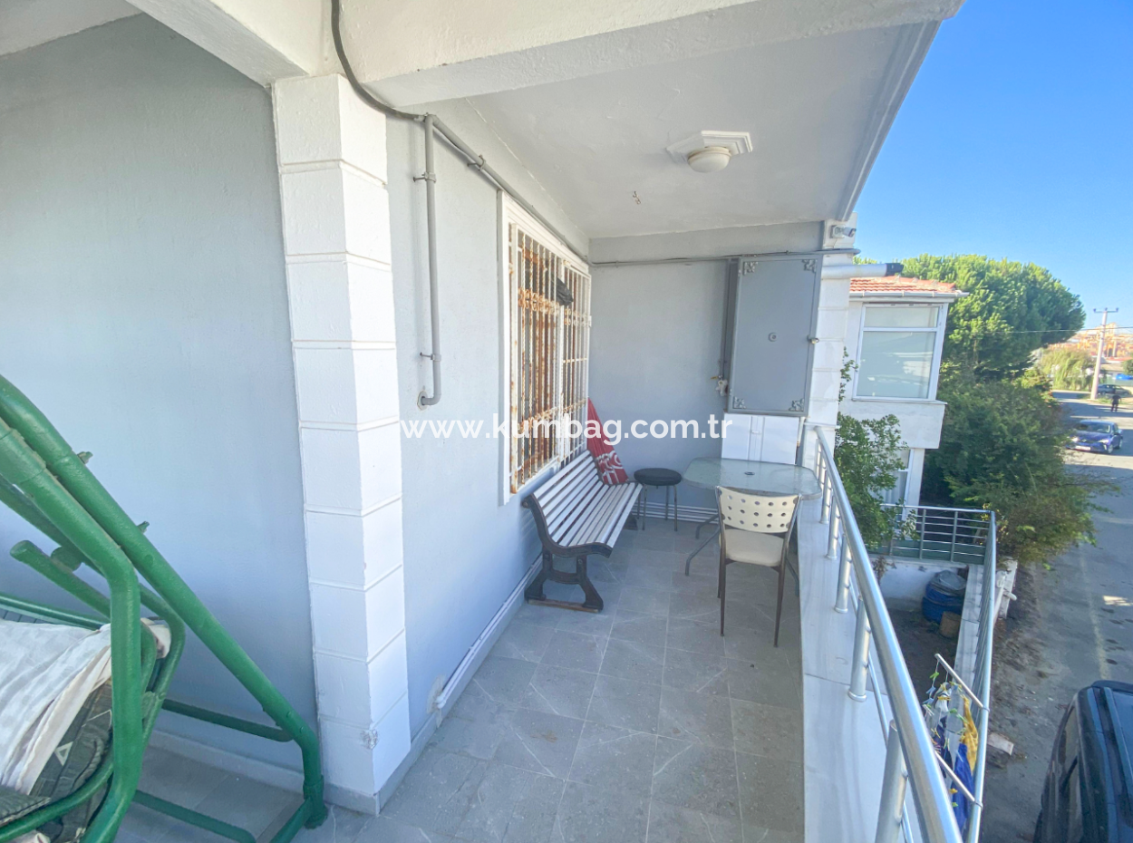Kumbağ'da Denize Çok Yakın Full Eşyalı Kiralık 2+1 Daire