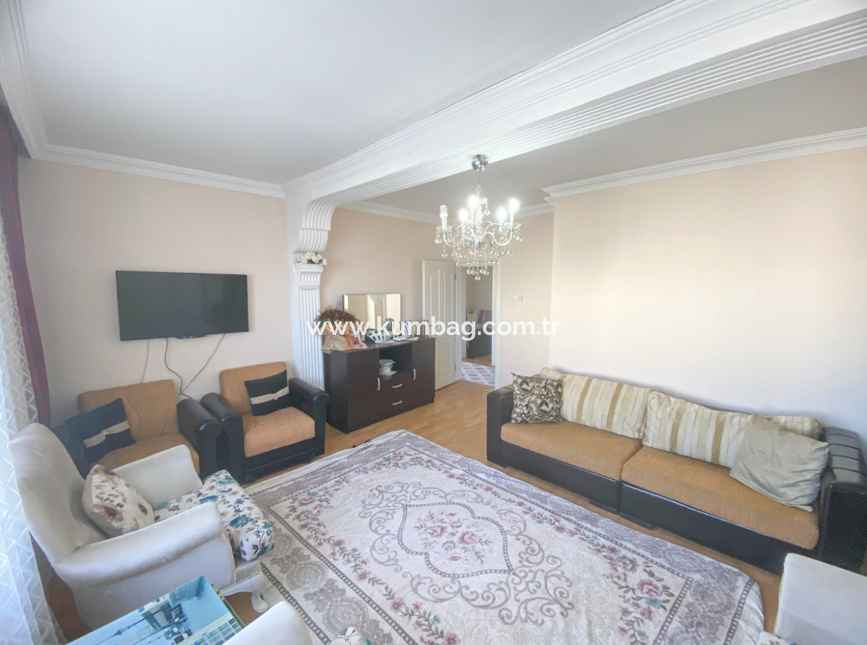 Kumbağ'da Denize Çok Yakın Full Eşyalı Kiralık 2+1 Daire