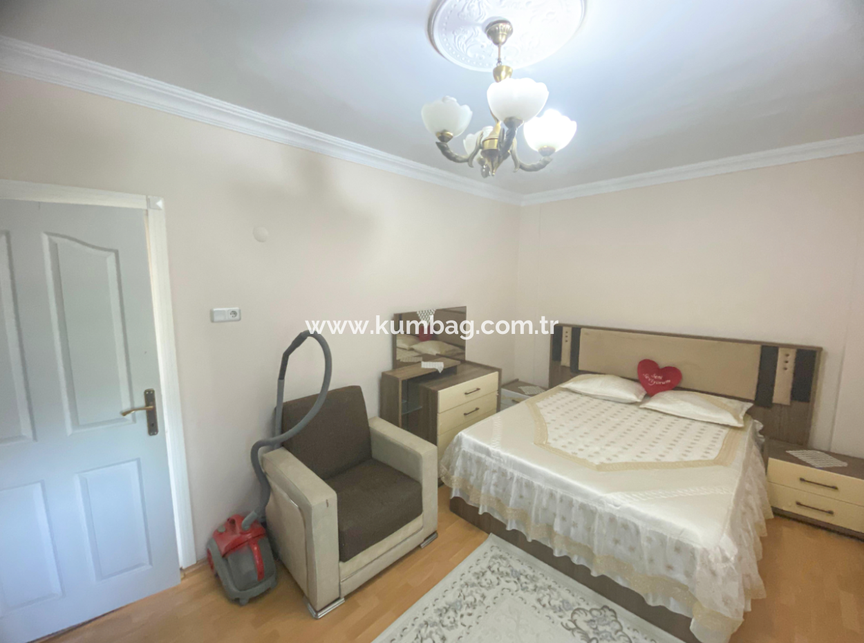 Kumbağ'da Denize Çok Yakın Full Eşyalı Kiralık 2+1 Daire