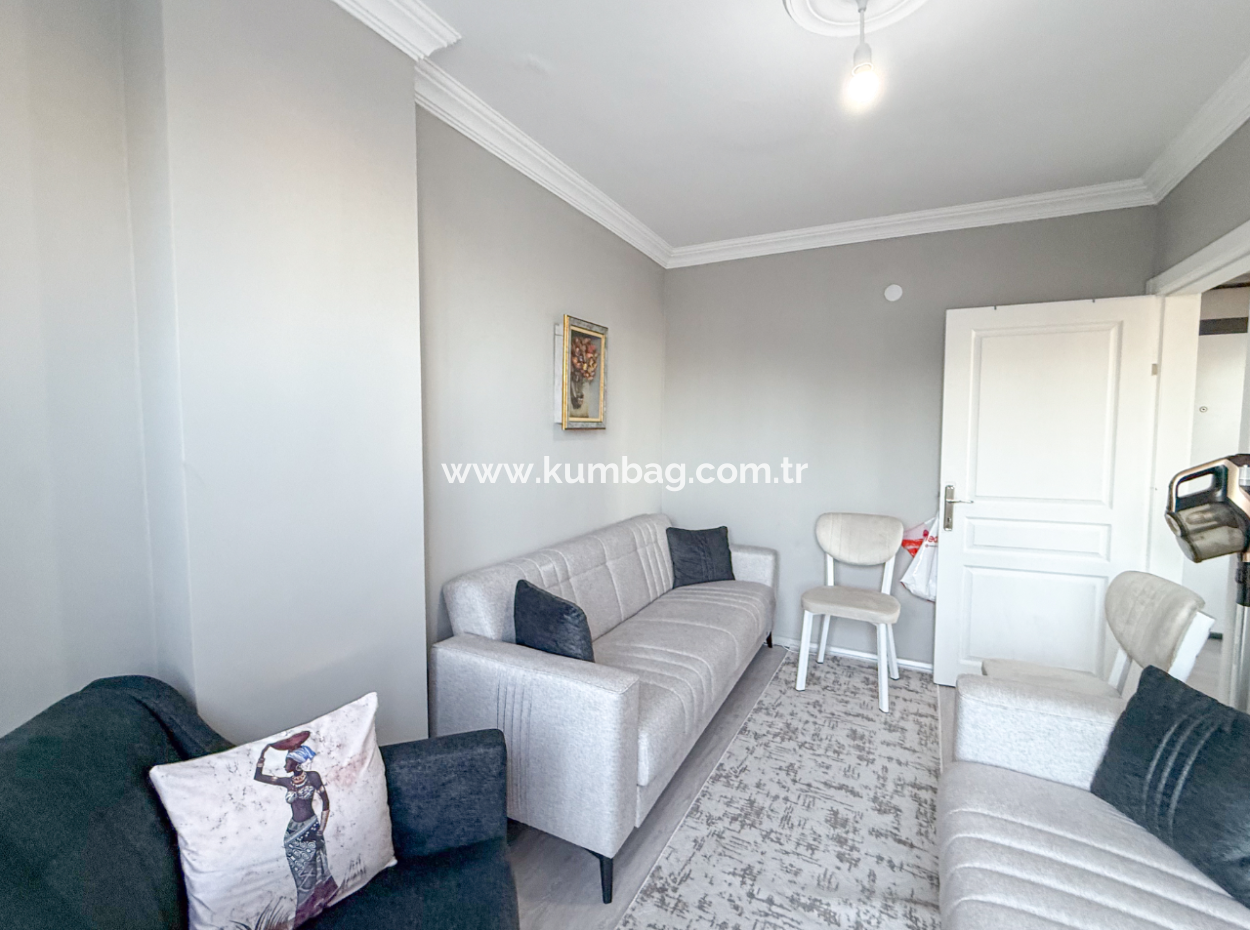 Topağaç'ta Deniz Manzaralı Yeni Ve Full Eşyalı Satılık 2+1 Daire