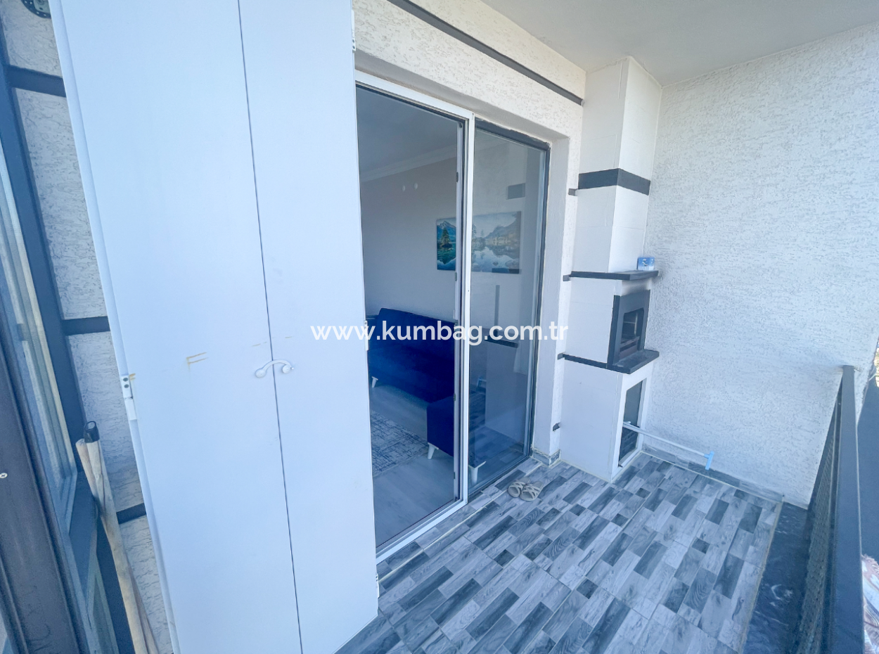 Komple Deniz Manzaralı Kumbağ Tepede İskanlı Satılık 2+1 Daire