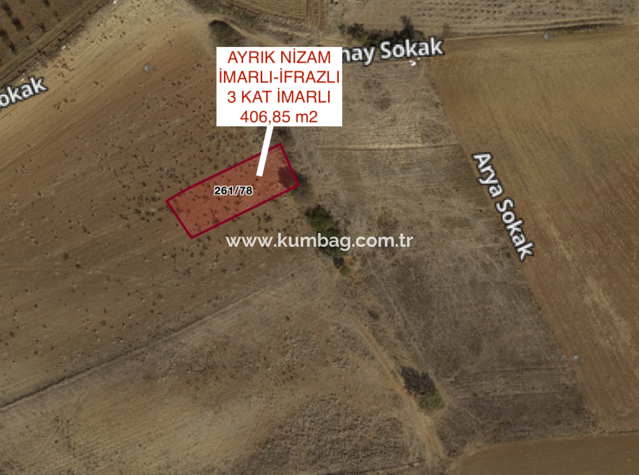 Tekirdağ Kumbağ'da İmarlı İfrazlı Yatırıma Uygun Satılık Arsa